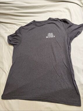Men's Short-Sleeve Charcoal Logo Tee